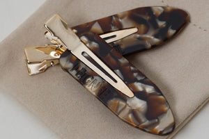 Peignée Paris Barettes "Simple" expresso