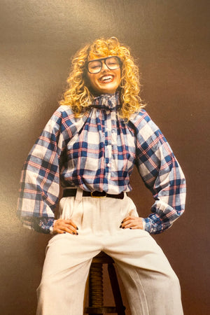 V.DE.VINSTER Baumwollbluse "APRIL" carro