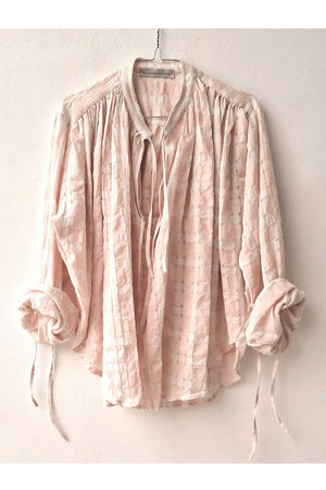 CLARAMONTE cotton blouse "Nina" patch black