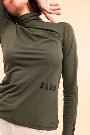 DADA Technical Langarm T-Shirt "CONSUL" vert oxyde