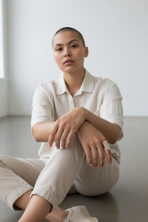 REJANE ROSENBERGER DESIGN Silver Ring "Infinity