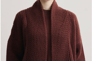 FFC Cashmere/Wool Jacke "Odile" rost/braun