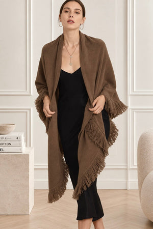 Choice by Réjane Rosenberger Cashmere Poncho navy