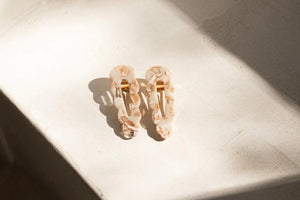 Peignée Paris Barettes "Signature" nougat