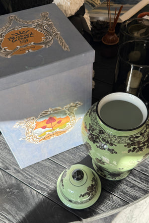 GINORI 1735 Large Potiche Vase grün