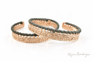 REJANE ROSENBERGER DESIGN Silberspange "Nara" gewickelt
