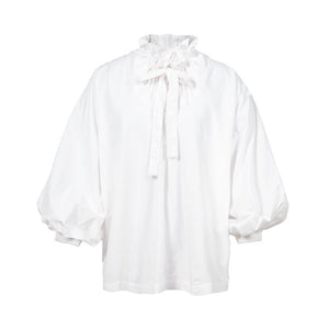 V.DE.VINSTER cotton blouse "CLARA" white