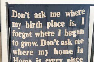 KARIEN BELLE Pashmina "POETRY"storm/sand