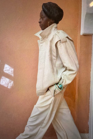 CLARAMONTE Woolbomber "MAINA" sand