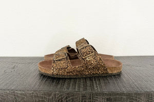 BOSABO Birkenstock "ISABEL" Glitter bronze