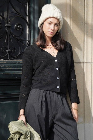 Choice by Réjane Rosenberger Cashmere Blend Jacke "Fay" schwarz