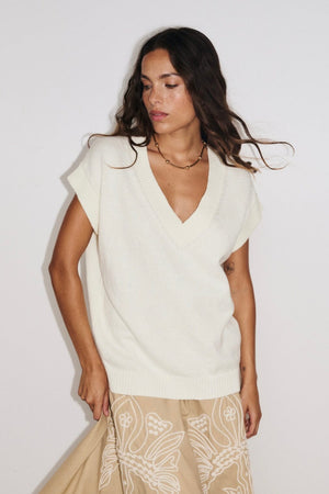 STELLA FOREST cotton blouse "ISOLDE" off-white