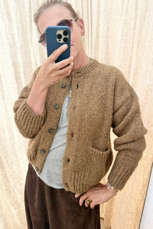 KNIT TED Kuscheljacke "BILLY" hazel