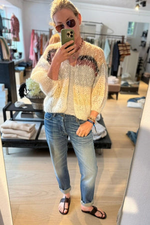 BORO Denim Cropped Jeans "SAPPORO" summer light