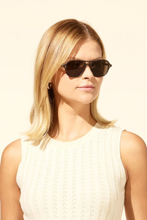 GARRETT LEIGHT Sunglasses "Morningside" Olive Gradient