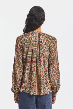 ANTIK BATIK Baumwollmixbluse "Anicet" multico