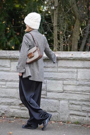 DEA KUDIBAL silk trousers "MARGO" black