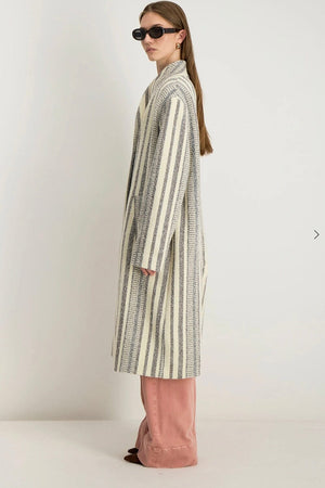 STELLA FOREST Wollmantel "FELIE" stripe