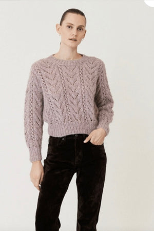 MAIAMI short sleeve cardigan "ALPACA" beige
