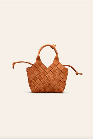 CALAJADE Leather shopper "MISU" MINI - black