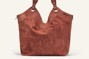 CALAJADE Lederbeutel "Soho" rusty