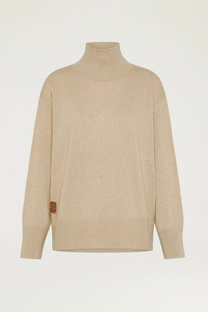 MOMONI Stricksweater "QUINCE" light camel