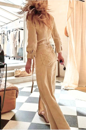 HAPPY HOUSE Jump Kleid "TROMPE L'Oeil" sand