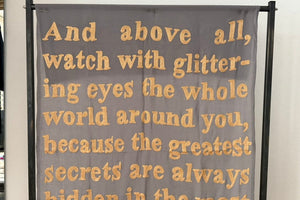 KARIEN BELLE Pashmina "POETRY" taupe