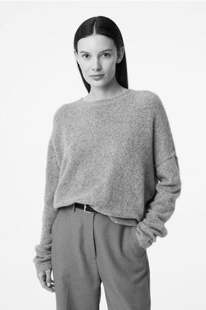 KNIT TED cuddly pullover "Melany" dusky pink