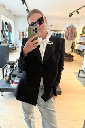 V.DE.VINSTER cotton blouse "CLARA" white