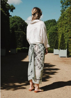 MAISON LECOMTE FLAMANT Baumwollpareo "Bandana" mint