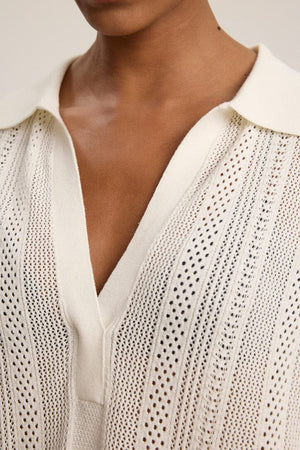 VELVET Baumwollkleid MILA07" off-white