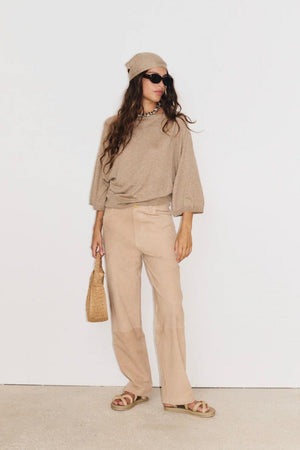 STELLA FOREST cotton blouse "ISOLDE" off-white