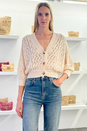 VANESSA BRUNO Cardigan "ESSEM" off-white