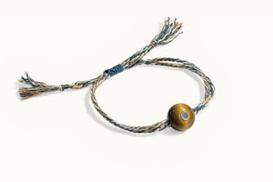 TAMARA TAICHMANN cotton bracelet "Scarlett" sand/cinnamon/black