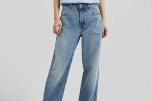 HAIKURE Wide Jeans "BONNIE" dive blue wash