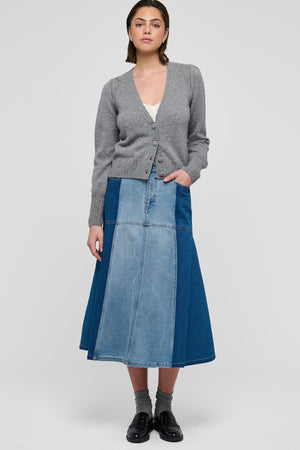 DEA KUDIBAL cashmere jacket "LIZZYDEA" gray mélange