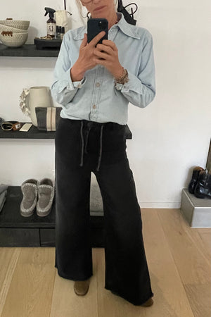 HAPPYHAUS Le Pantalon - Jeans "OVERSIZE" noir délavé