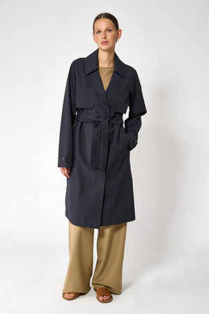 Tantä Regentrench Coat "TAGE" dark navy