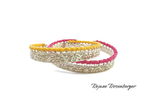 REJANE ROSENBERGER DESIGN silver clasp "Nara" plain