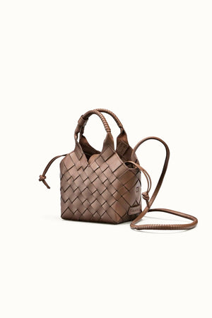 CALAJADE Ledershopper "MISU" MINI - toffee
