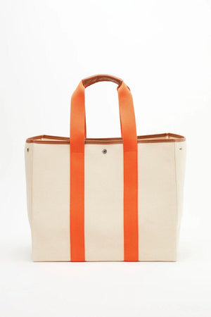 Cotton bag "Palais Royal" large camel stripe
