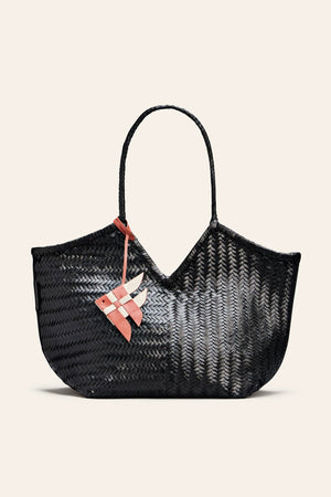 CALAJADE Ledershopper "HUMI" schwarz