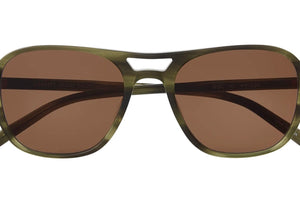GARRETT LEIGHT Sunglasses "Morningside" Olive Gradient