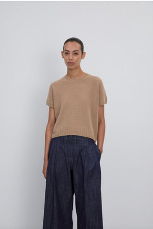 FFC pullover short sleeve "15028" camel
