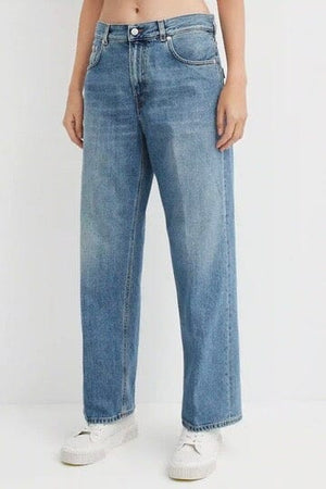 HAIKURE wide jeans "BONNIE" dive blue wash