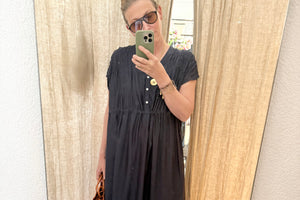 MAISON HOTEL Maxikleid "AGNES" navy