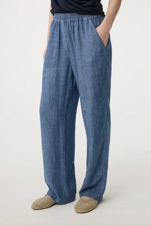 KNIT TED Leinenblendhose "CAMMIE" denim light