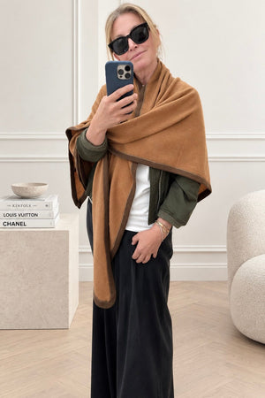 Choice by Réjane Rosenberger Cashmere Poncho grey