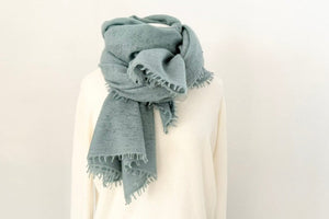 Choice by Réjane Rosenberger Cashmere Schal aquamarine